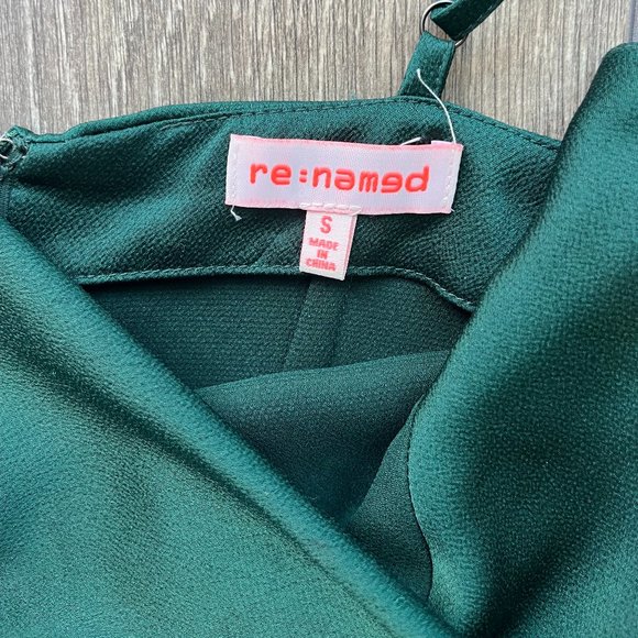 Forest Green Maddy Slip Dress - Picture 4 of 6